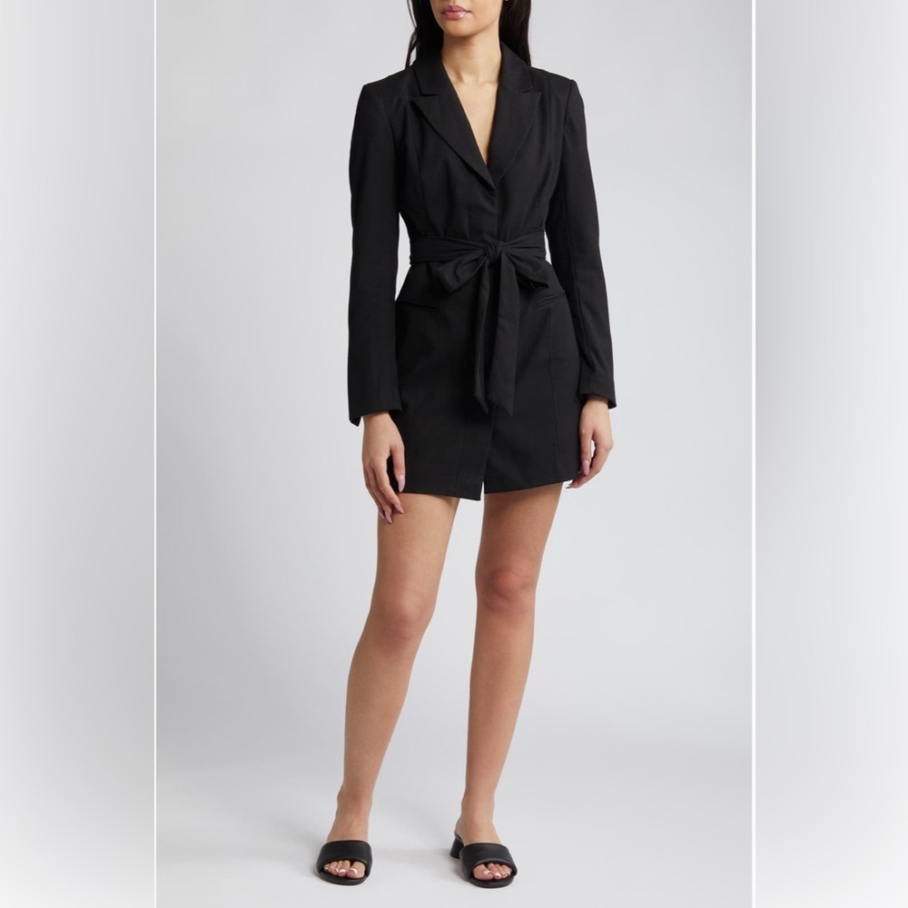 Topshop Long Sleeve Blazer Mini Dress NWT